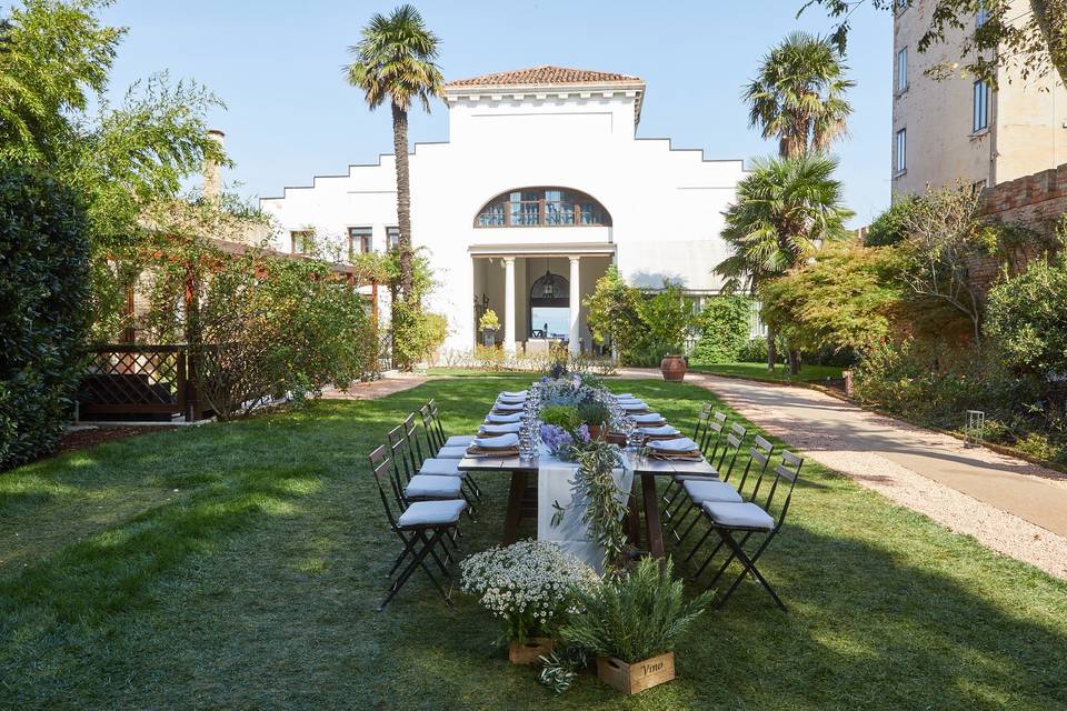 Pranzo Wedding in giardino