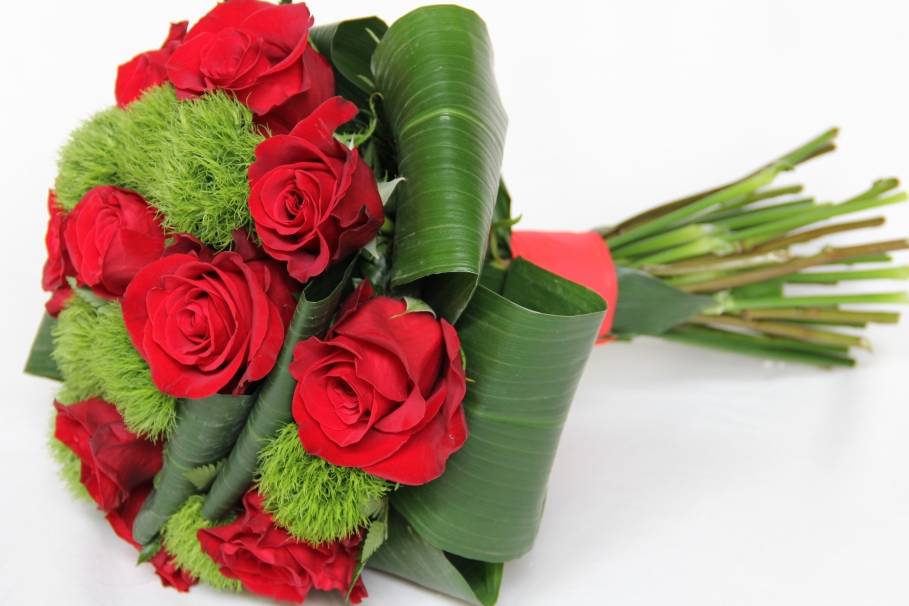 Bouquet rose rosse per matrimoni