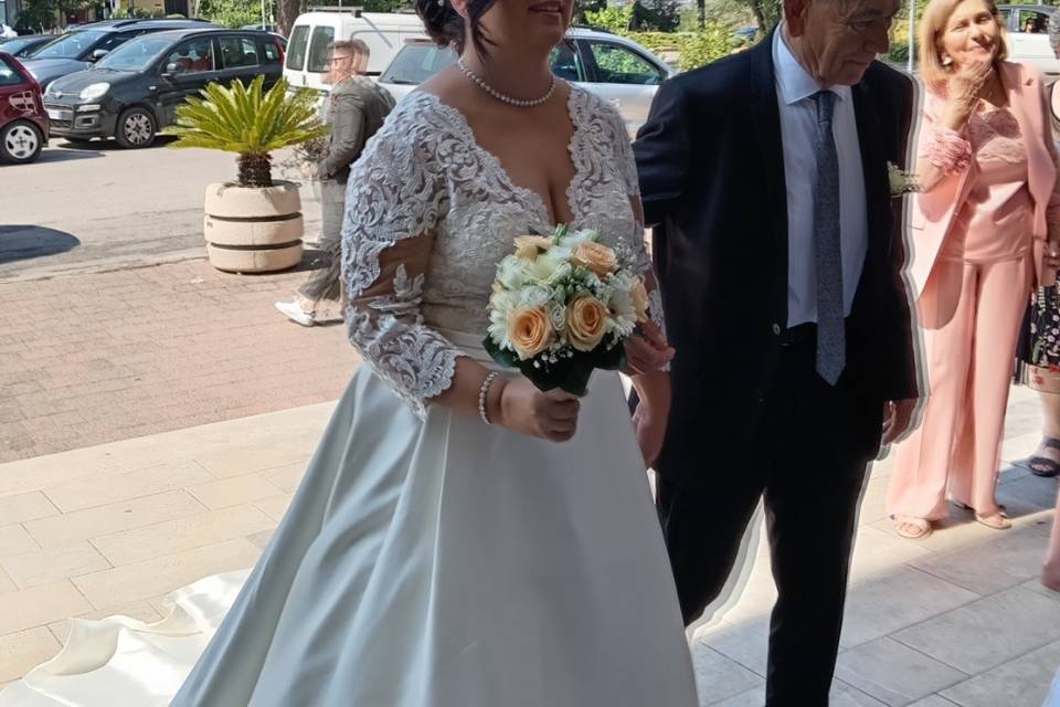 Sposa con papà