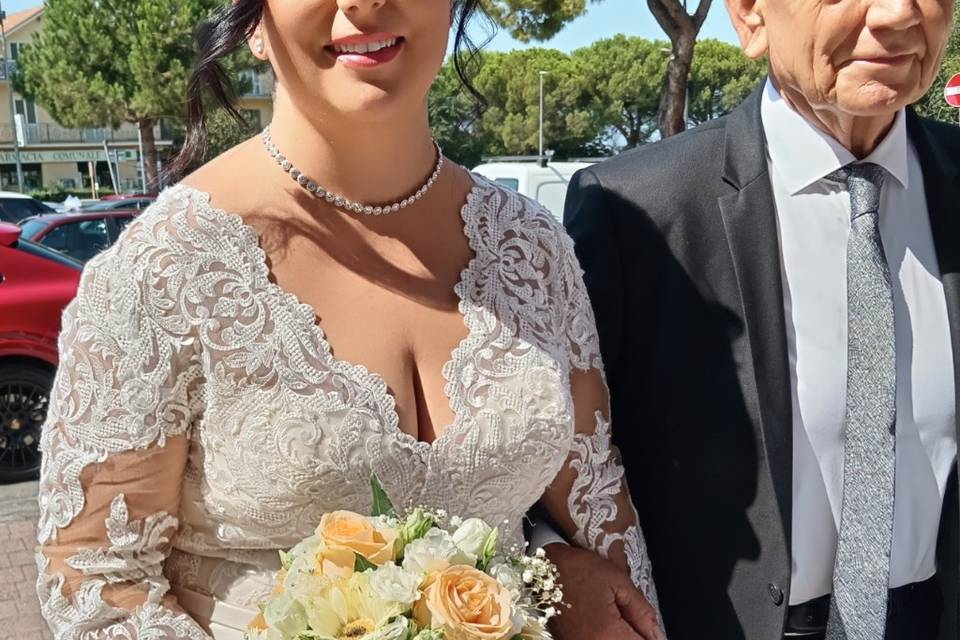 Sposa con papà