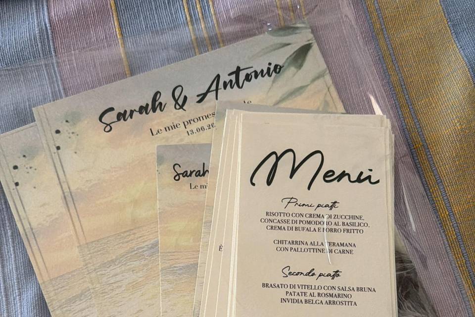 Cartaceo menu