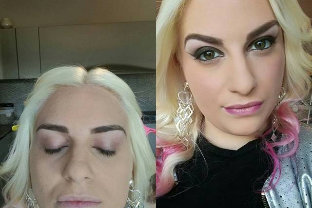 Makeup dì'impatto per video.