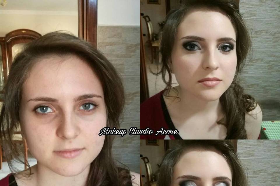 Makeup grafico naturale.