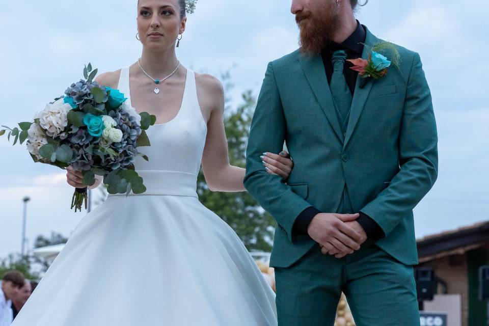 Bouquet sposa e bottoniera spo