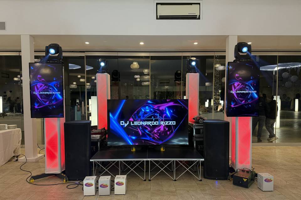 Elegant wedding con palco