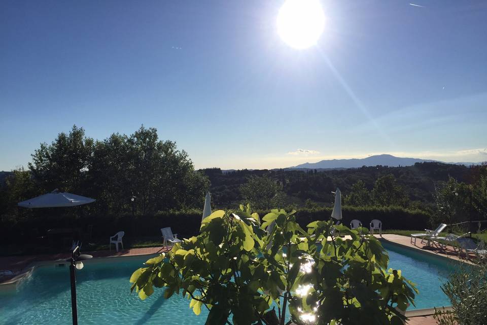 Vista Panoramica dalla Piscina