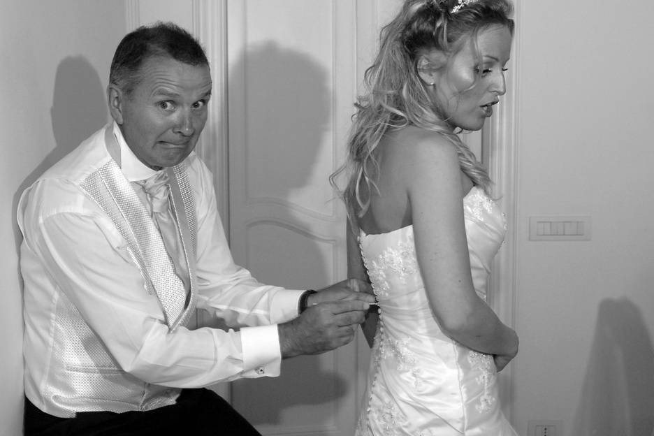 Papà e l'abito della sposa