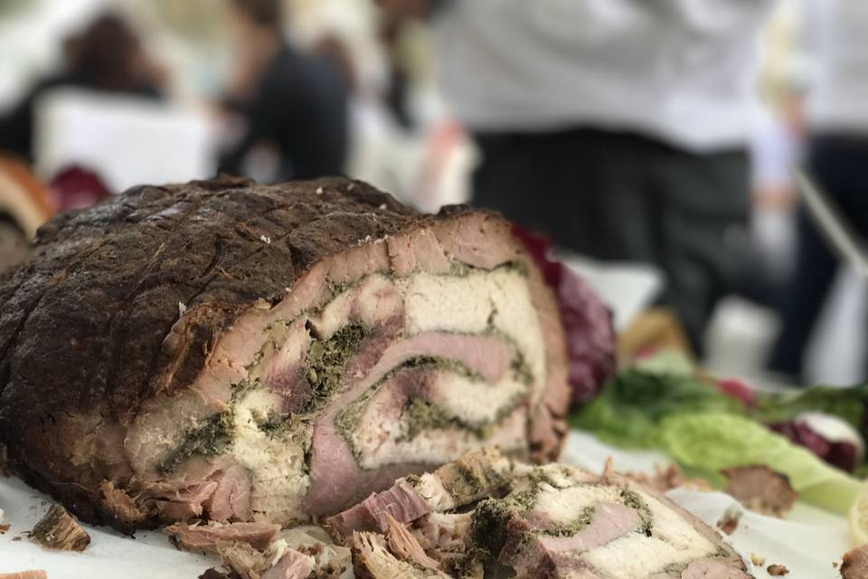 Buffet: porchetta di tonno