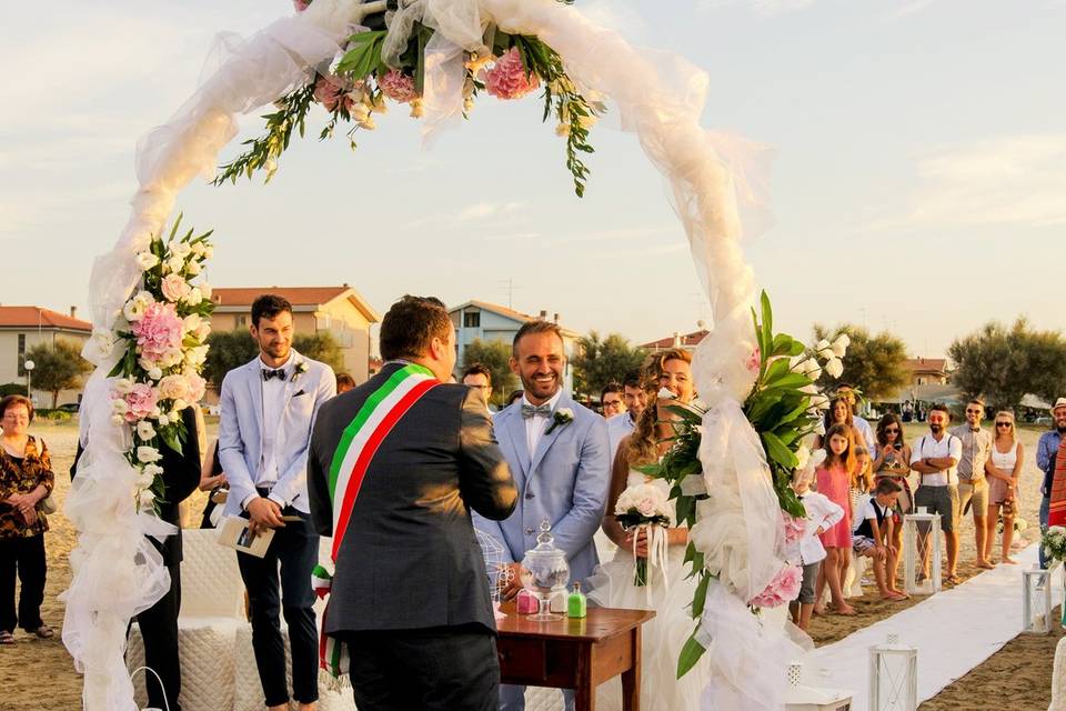 Matrimonio in spiaggia