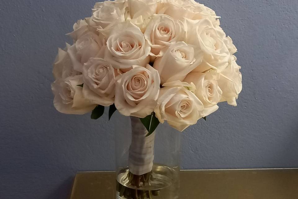 Bouquet con rose inglesi