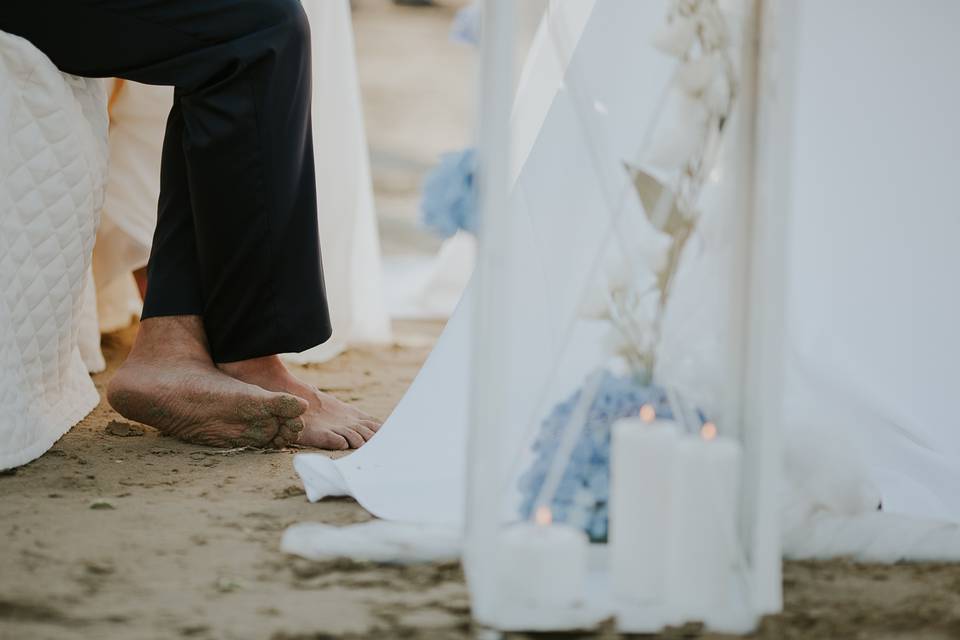 Allestimento spiaggia