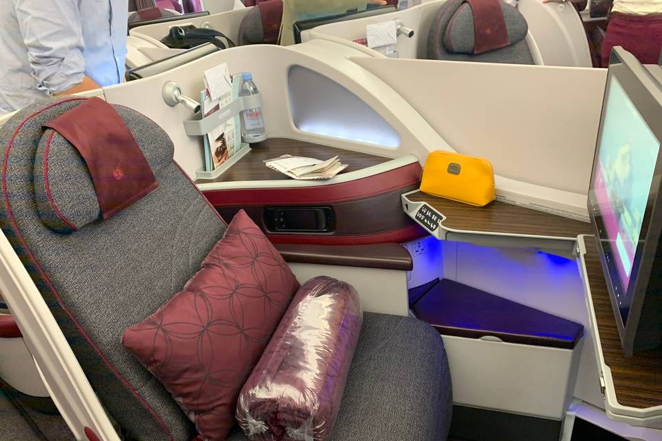 Business Class Qatar airways