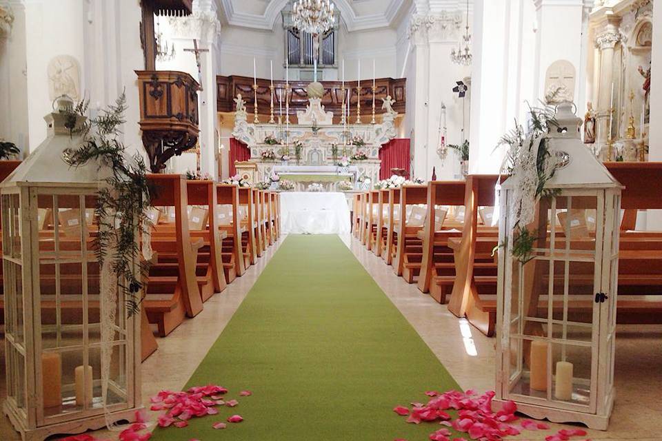 Allestimento chiesa