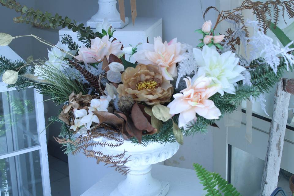 Natural wedding arrangement