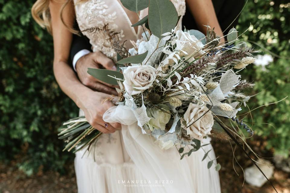 Bridal bouquet boho style