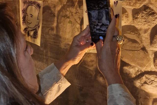 Ritratti bomboniera esposti