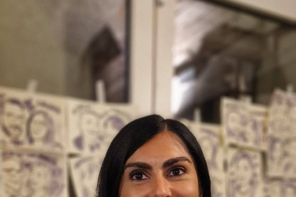 Ritratto dal vivo bomboniera