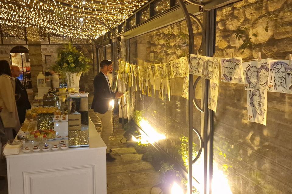 Ritratti bomboniera esposti