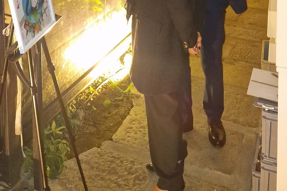 Ritratti bomboniera esposti