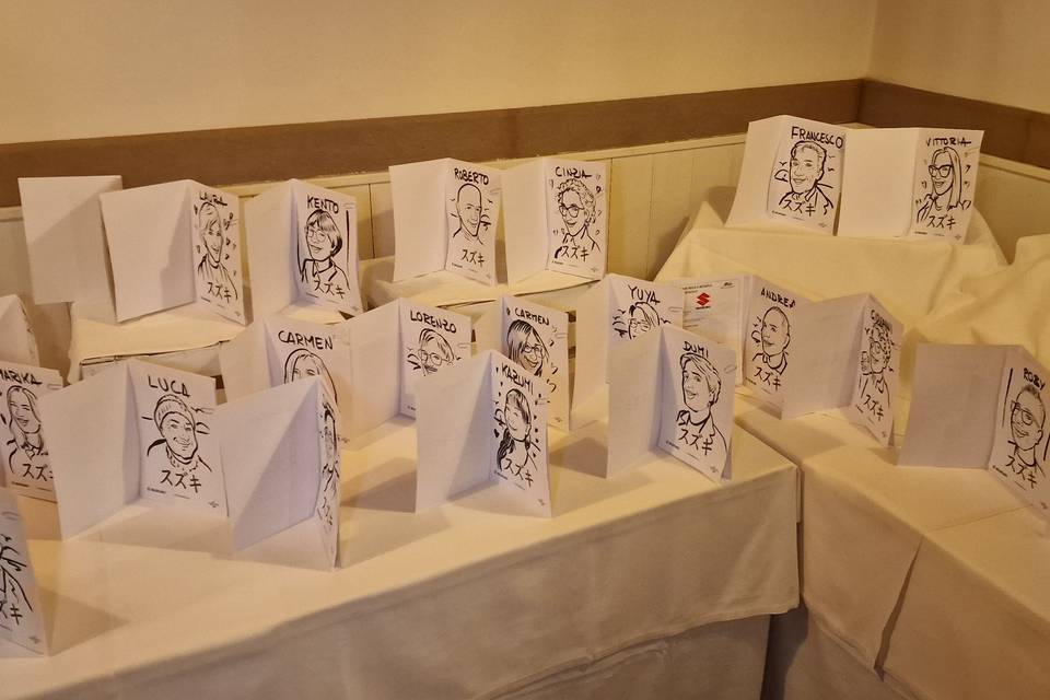 120 ritratti dal vivo