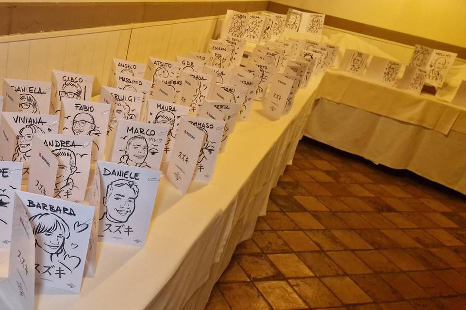 120 ritratti dal vivo