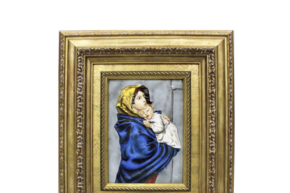 Capezzale Madonna e Bambino