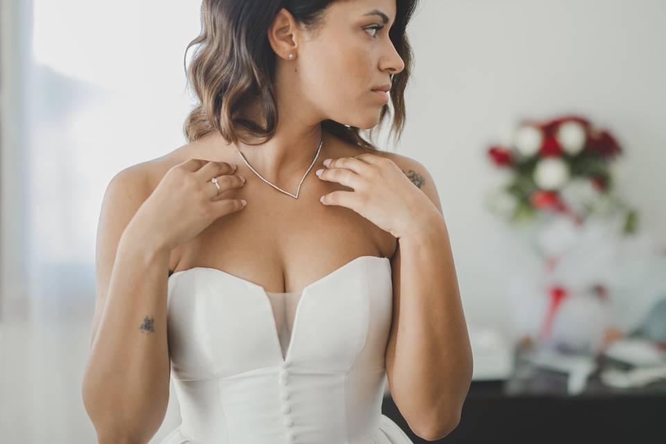 Preparazione sposa