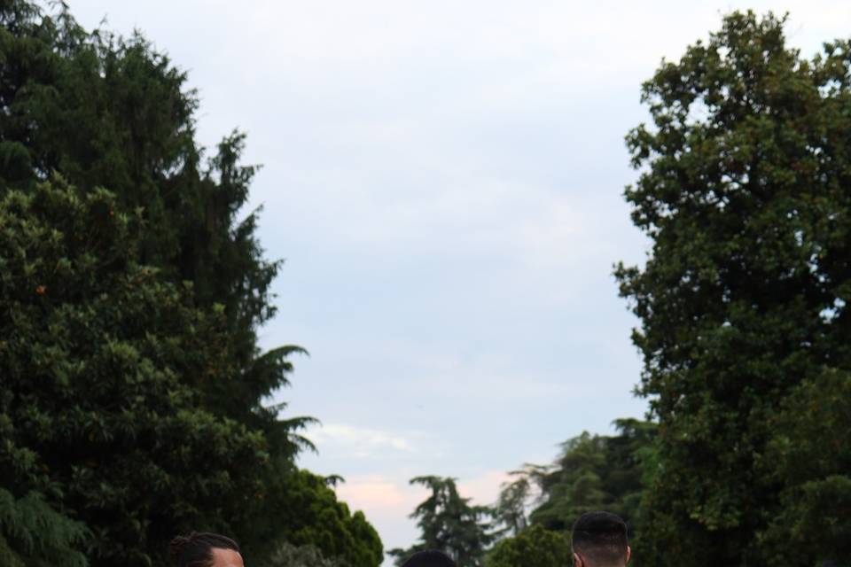 Foto sposi villa