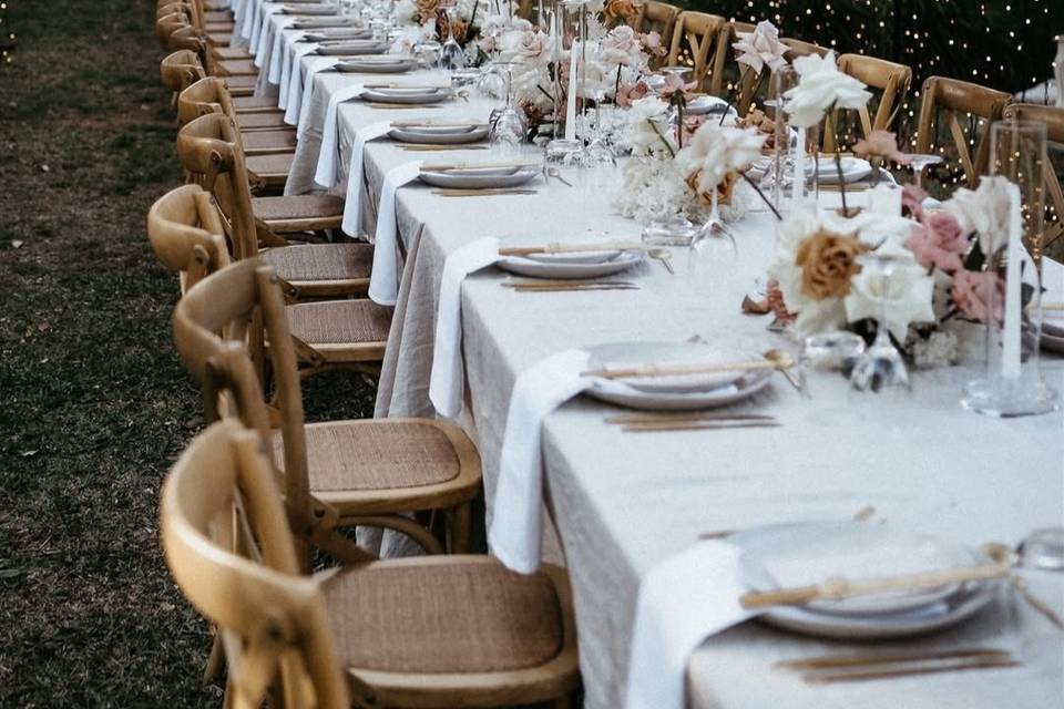 Tablesetting wedding