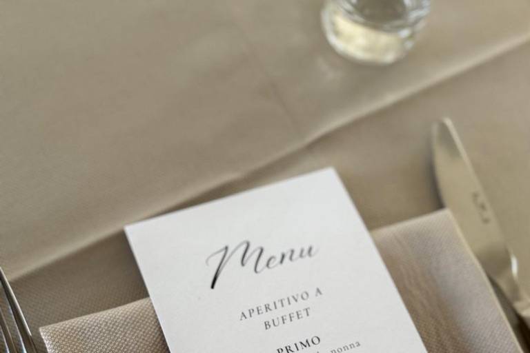 Menù minimal