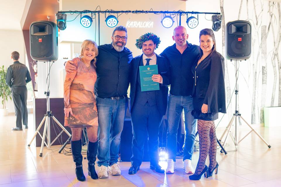 Festa di laurea di Alfredo