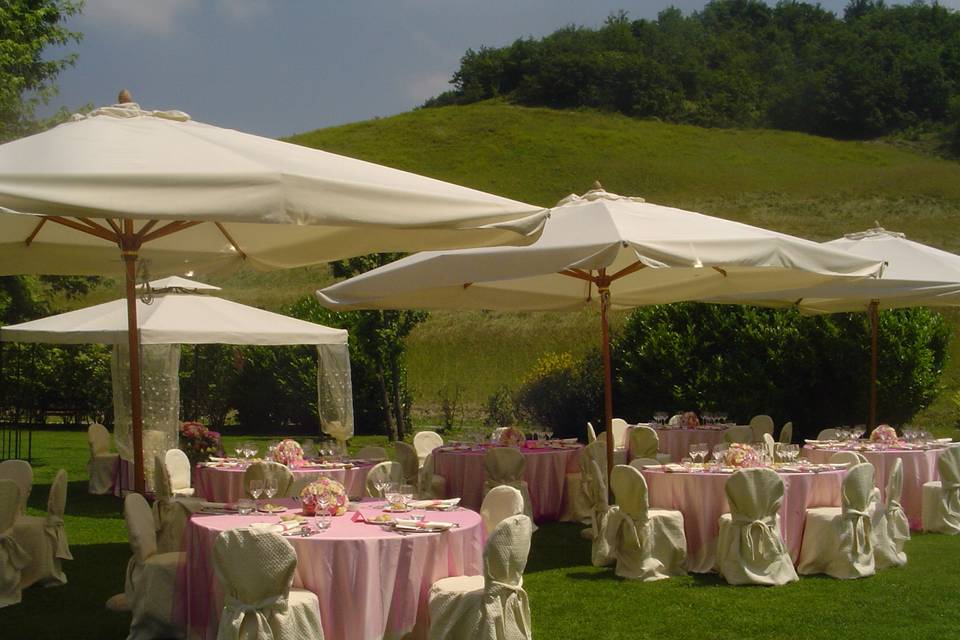 Cena in giardino