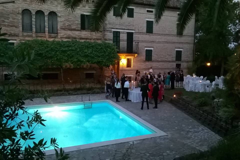 Serata in giardino