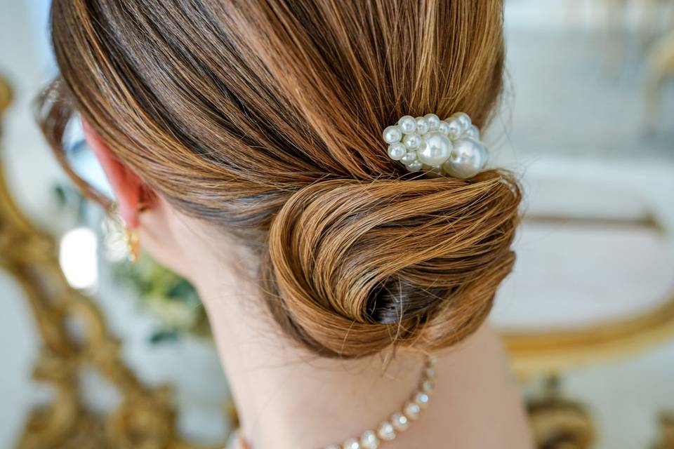 Nuca con chignon