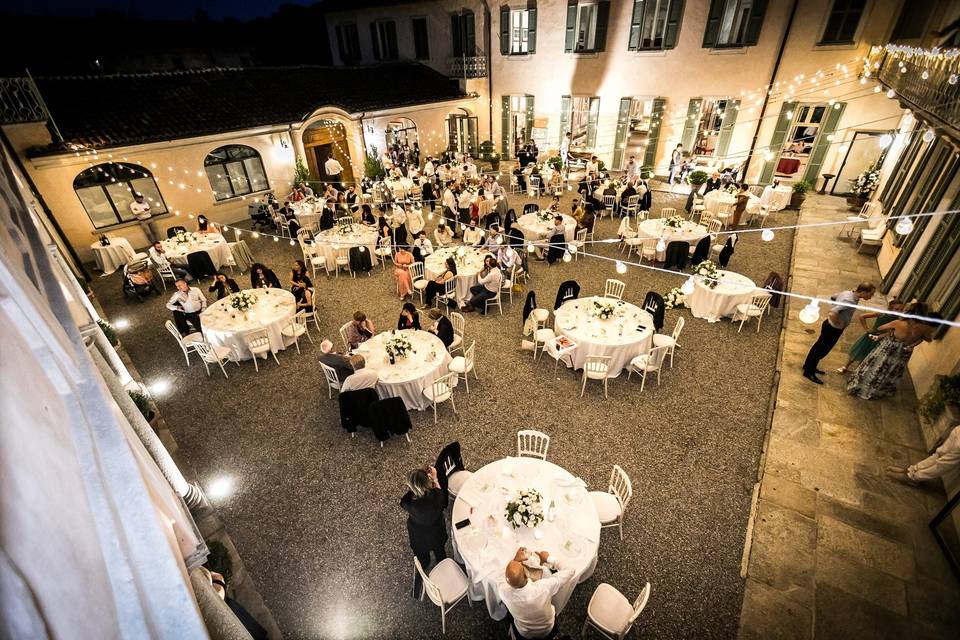 La cena all' aperto