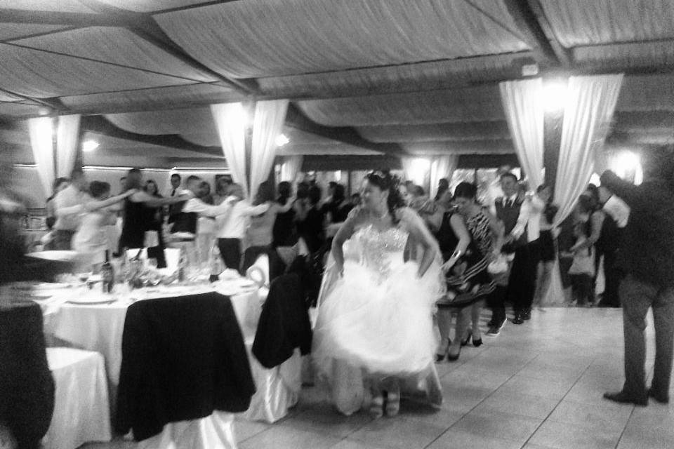 Sala in festa.