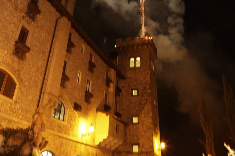 La torre - fuochi artificio