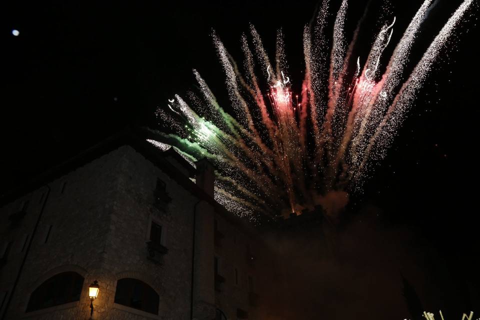 La torre - fuochi artificio