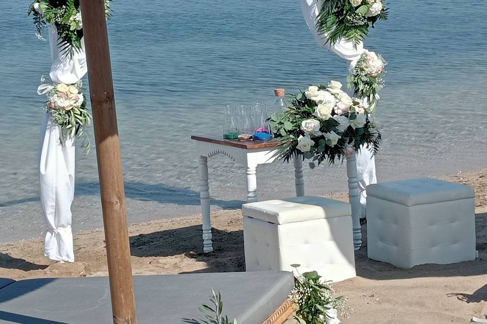 Matrimonio in spiaggia Marzame