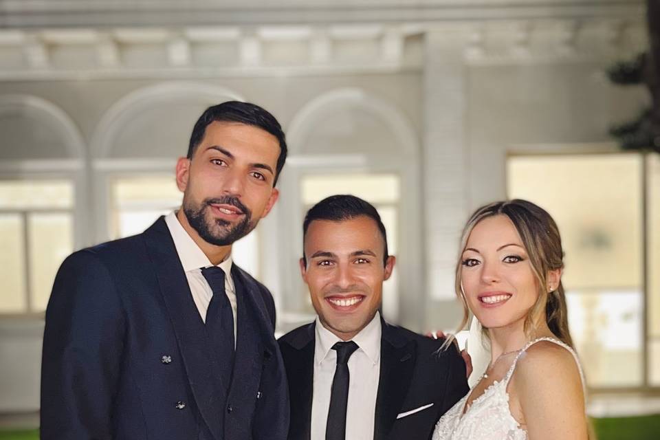 Foto con gli sposi a Catania
