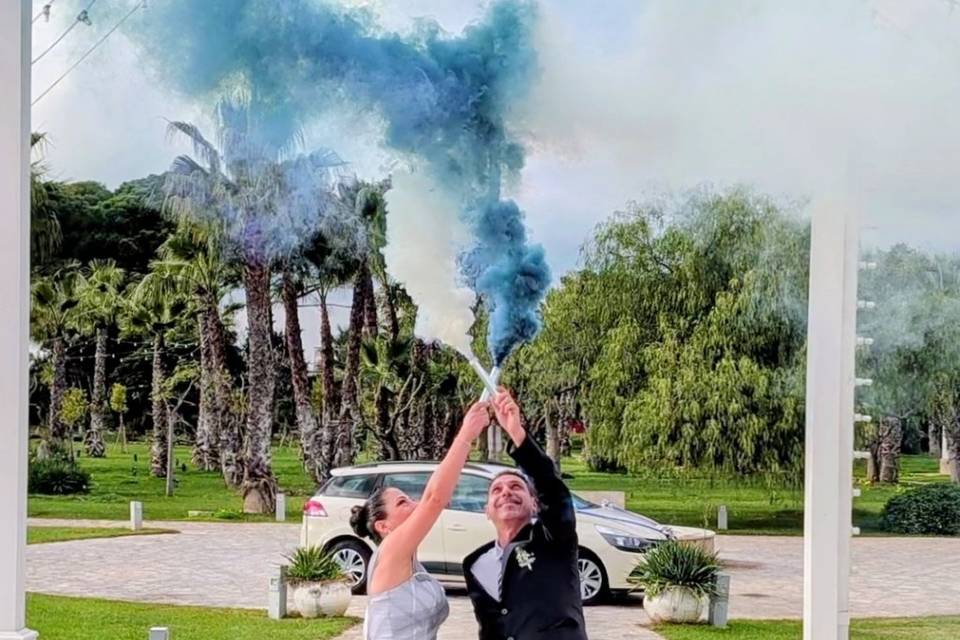 Fumogeni colorati