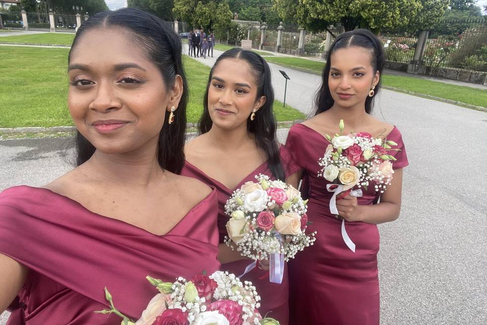 Bridesmaid make-up