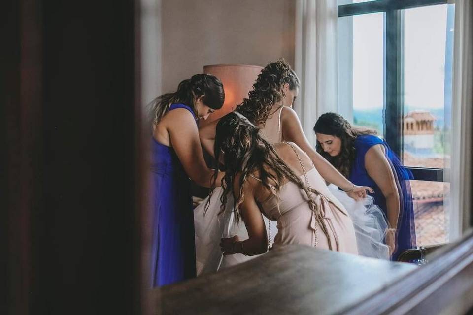 Preparazione della sposa