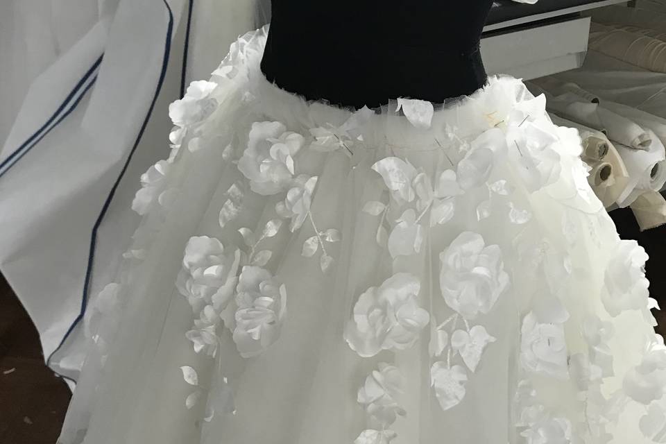 Abito in lavorazione