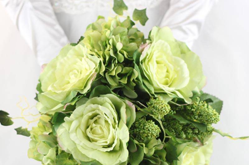 Bouquet verde acido
