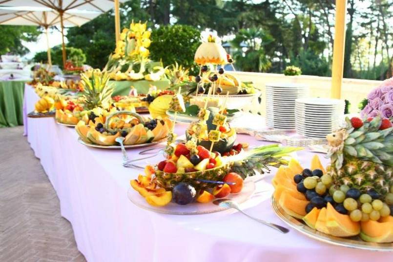 Buffet in Terrazzo