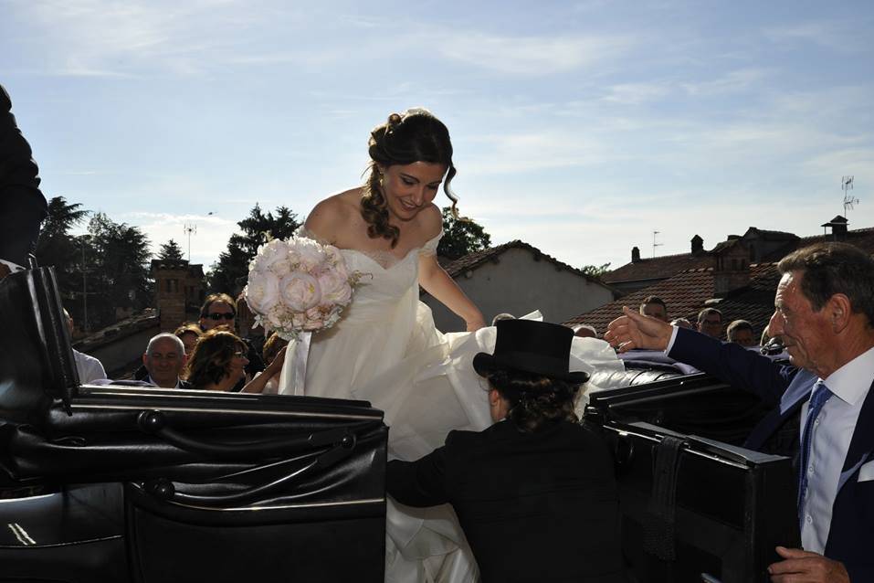 La sposa in carrozza