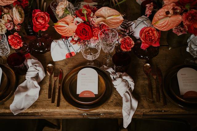 Spring industrial wedding