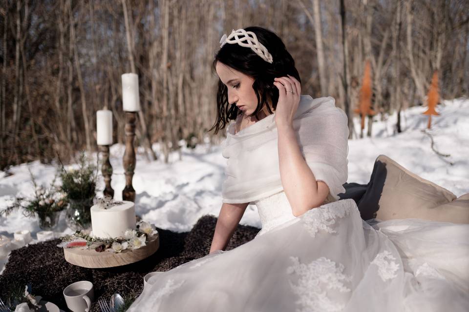 Wedding on the snow