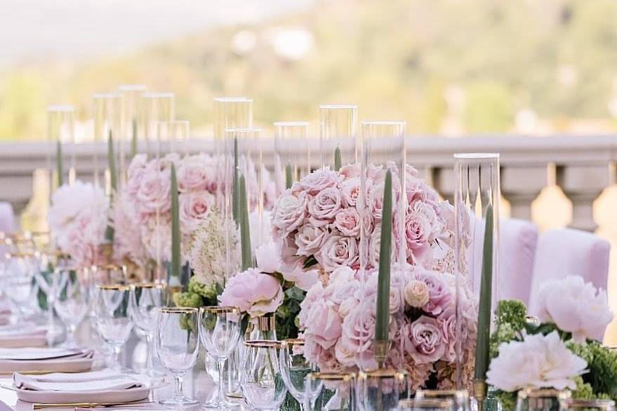 Center table flowers